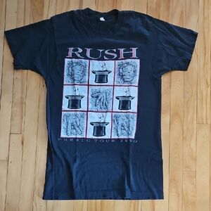 Vintage Single Stitch Rush Presto Tour 1990 Tee